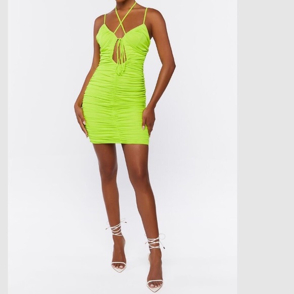 Bodycon Ruched Mini Dress - Picture 1 of 3